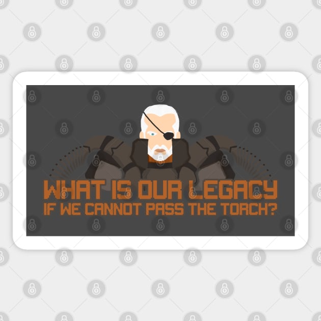 What Is Your Legacy? Sticker by N3RDYCATS